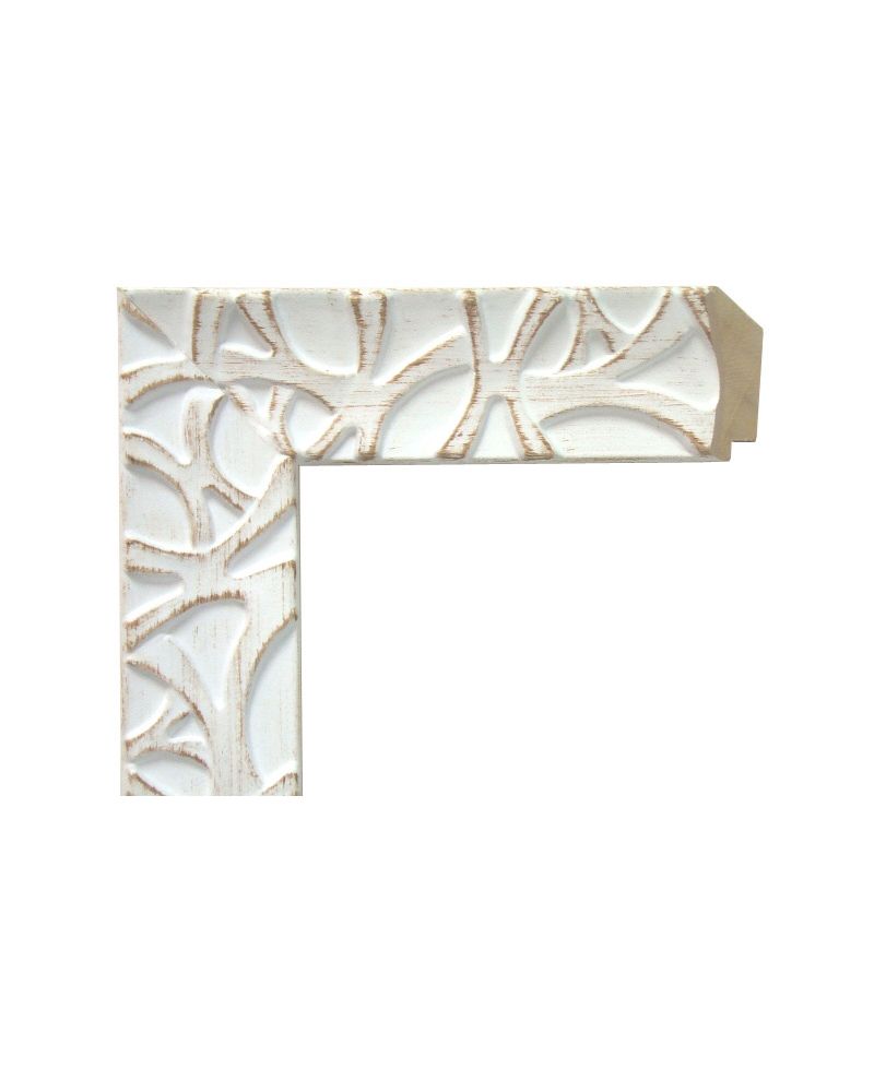 Marco a medida de color blanco.