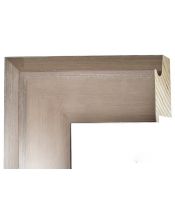 Marco a medida de color plata lisa