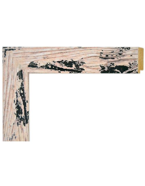 Marco a medida de acabado bicolor