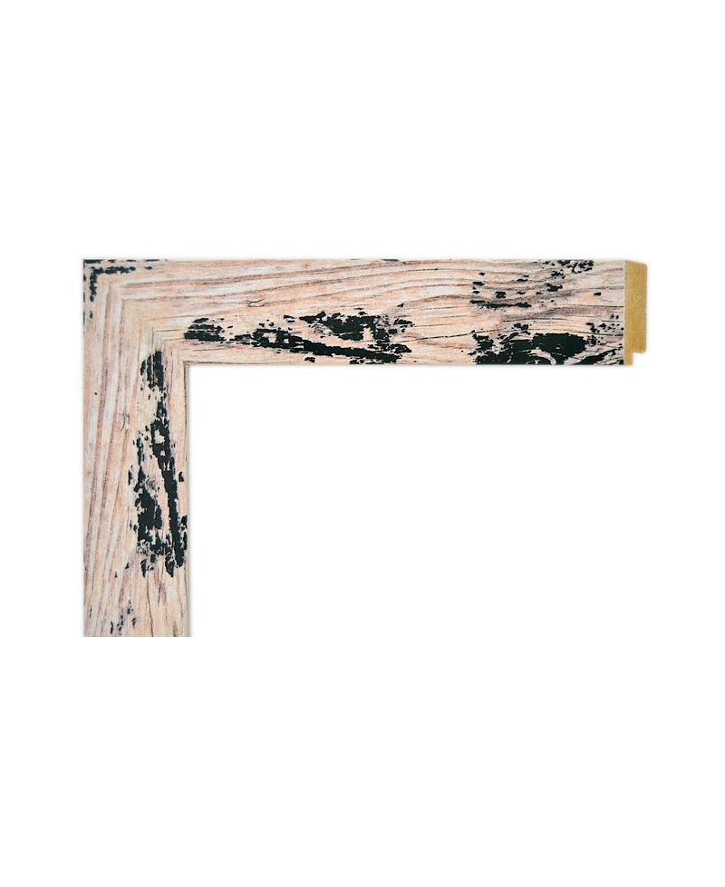 Marco a medida de acabado bicolor