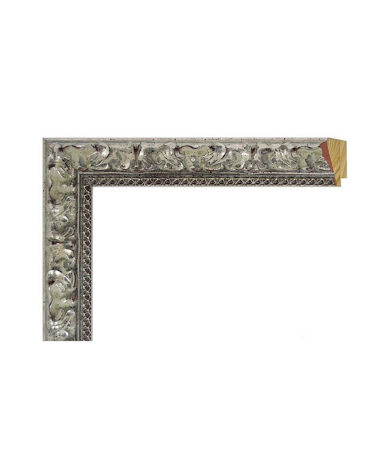 Moldura plata grabada