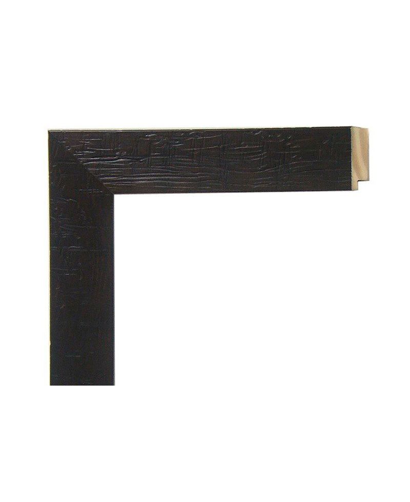 Moldura negra textura madera