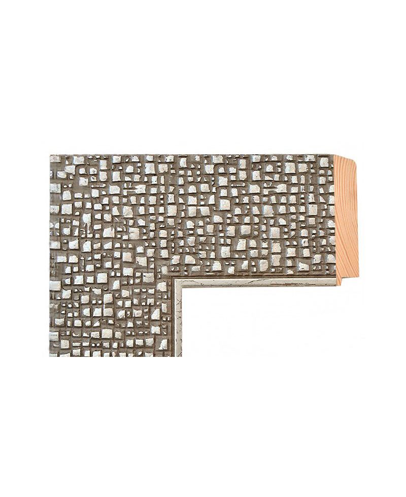 Moldura negra lisa rayas