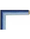 Marco a Medida de Madera Azul Difuminado - Moldura 4x1,3 cm