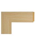 Marco a Medida Madera Clara Natural - Moldura DM 8x1,5 cm