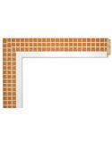 Marco a Medida Mosaico Miel y Blanco - Moldura 4x1,2 cm