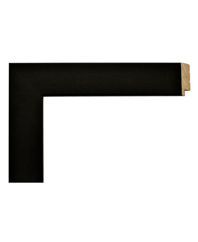 Moldura negra lisa