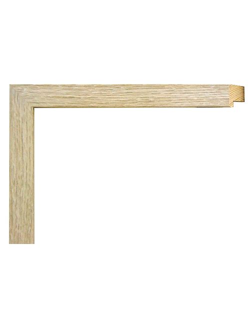 Marco a Medida de Madera Roble Natural - Perfil Versátil