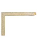 Marco a Medida de Madera Roble Natural - Perfil Versátil