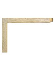 Marco a Medida de Madera Roble Natural - Perfil Versátil