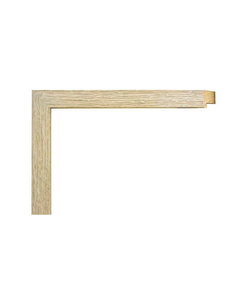 Marco a Medida de Madera Roble Natural - Perfil Versátil