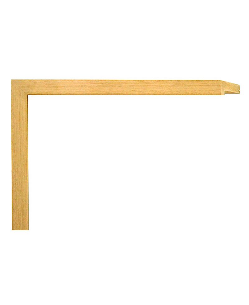 Marco a Medida de Madera Natural Cruda - Perfil Profundo