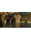 Fotografía Panorámica de la Cova Tallada (Alicante) - 50x100 cm