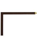 Marco a Medida Wengué Estrecho - Estilo Minimalista
