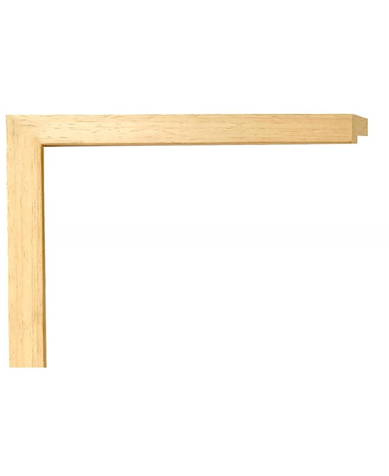Marco a Medida Madera Cruda Natural - Moldura 2x1,3 cm