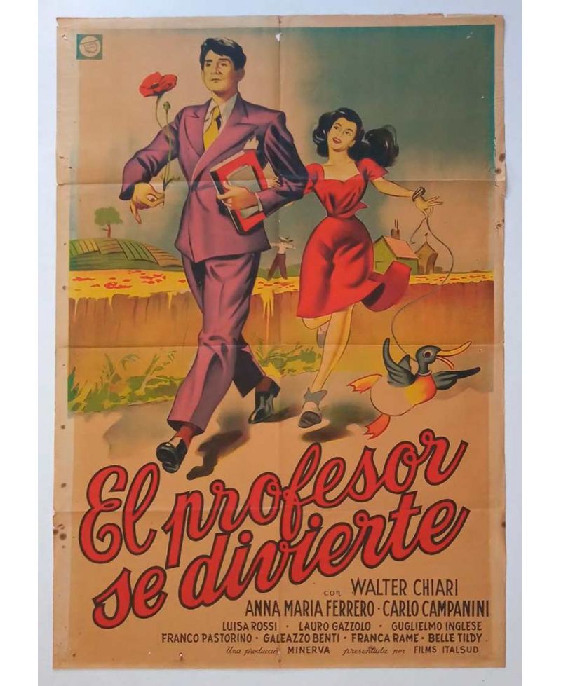Cartel de Cine Original El Profesor se Divierte (1952)