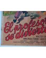 Cartel de Cine Original El Profesor se Divierte (1952)