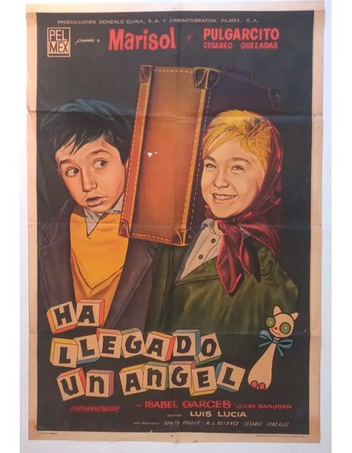Cartel de Cine Original Ha Llegado un Ángel (1961) Cartel de Cine Original Ha Llegado un Ángel (1961)