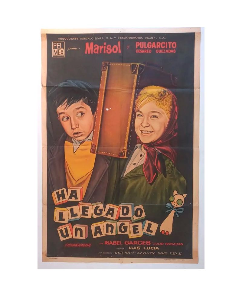 Cartel de Cine Original Ha Llegado un Ángel (1961)
