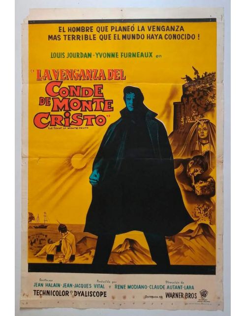Cartel de Cine Original La Venganza del Conde de Montecristo (1961) Cartel de Cine Original La Venganza del Conde de Montecristo (1961)
