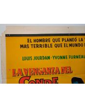 Cartel de Cine Original La Venganza del Conde de Montecristo (1961)