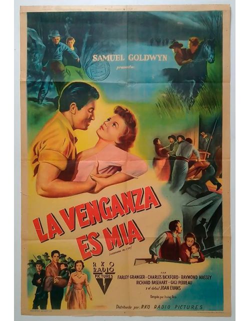 Cartel de Cine Original La Venganza es Mía (1949) Cartel de Cine Original La Venganza es Mía (1949)