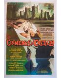 Cartel de Cine Original Los Crímenes del Castillo (1961)