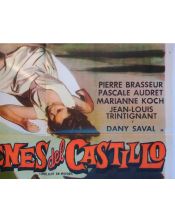 Cartel de Cine Original Los Crímenes del Castillo (1961)