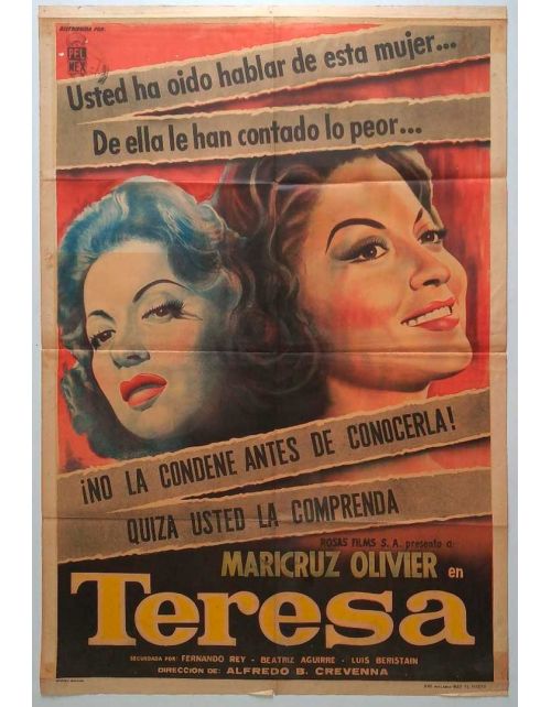 Cartel de Cine Original Teresa (1961) Cartel de Cine Original Teresa (1961)