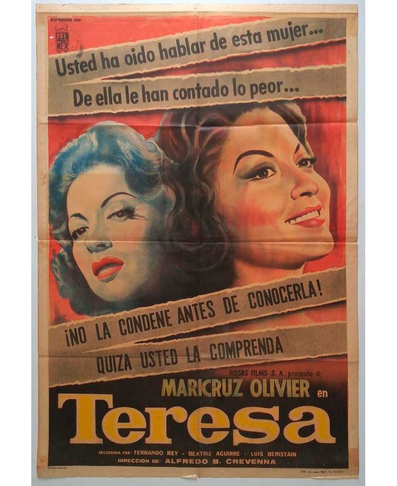 Cartel de Cine Original Teresa (1961)