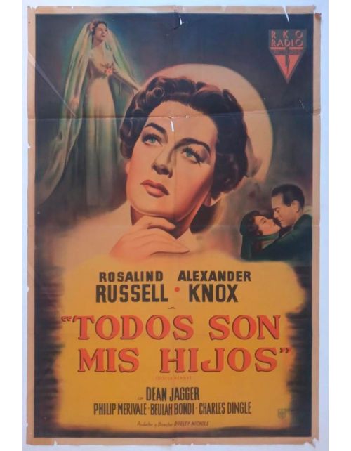 Cartel de Cine Original Todos son mis Hijos (1946) Cartel de Cine Original Todos son mis Hijos (1946)