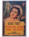 Cartel de Cine Original Todos son mis Hijos (1946)
