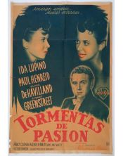 Cartel de Cine Original Tormentas de Pasión (1946)