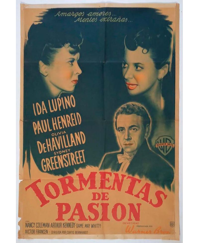 Cartel de Cine Original Tormentas de Pasión (1946)