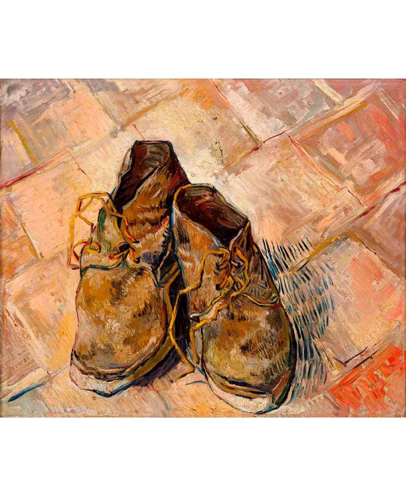 Lámina Artística de Alta Calidad Un Par de Zapatos (Vincent van Gogh)
