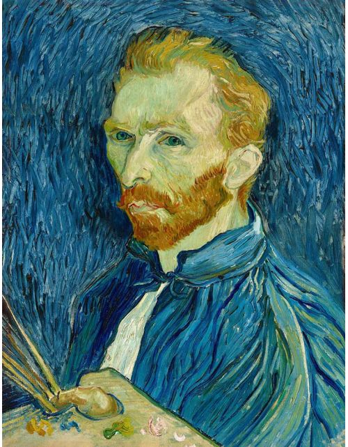 Lámina Artística Autorretrato como Pintor (Vincent van Gogh)