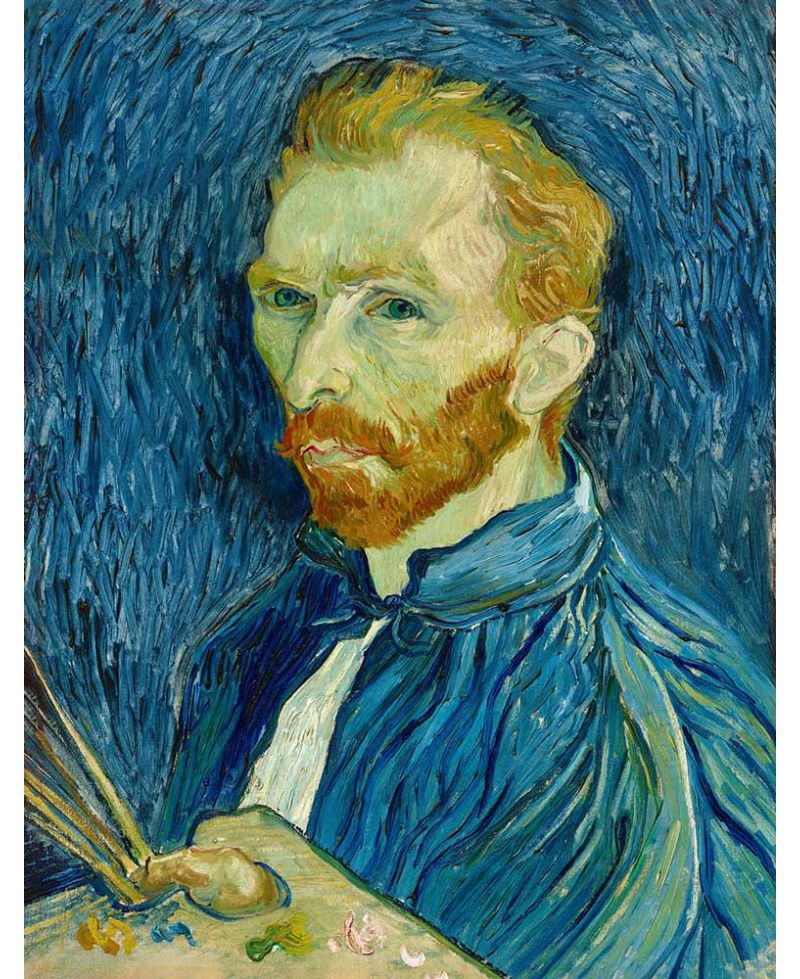 Lámina Artística Autorretrato como Pintor (Vincent van Gogh)