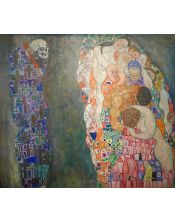 Lámina Artística de Muerte y Vida (Gustav Klimt)