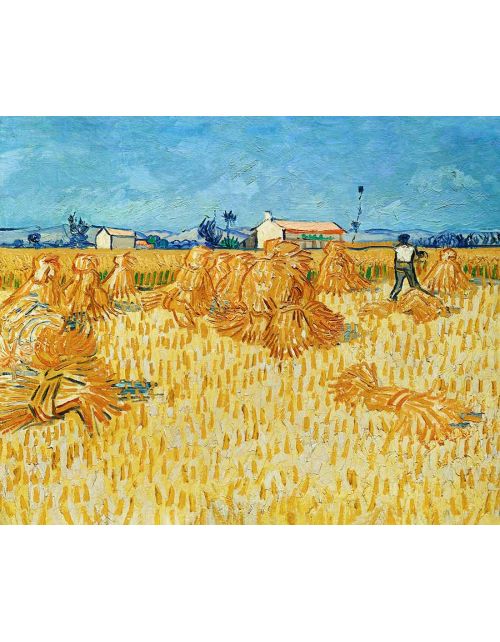 Lámina Artística Las Gavillas de Trigo (Vincent van Gogh)