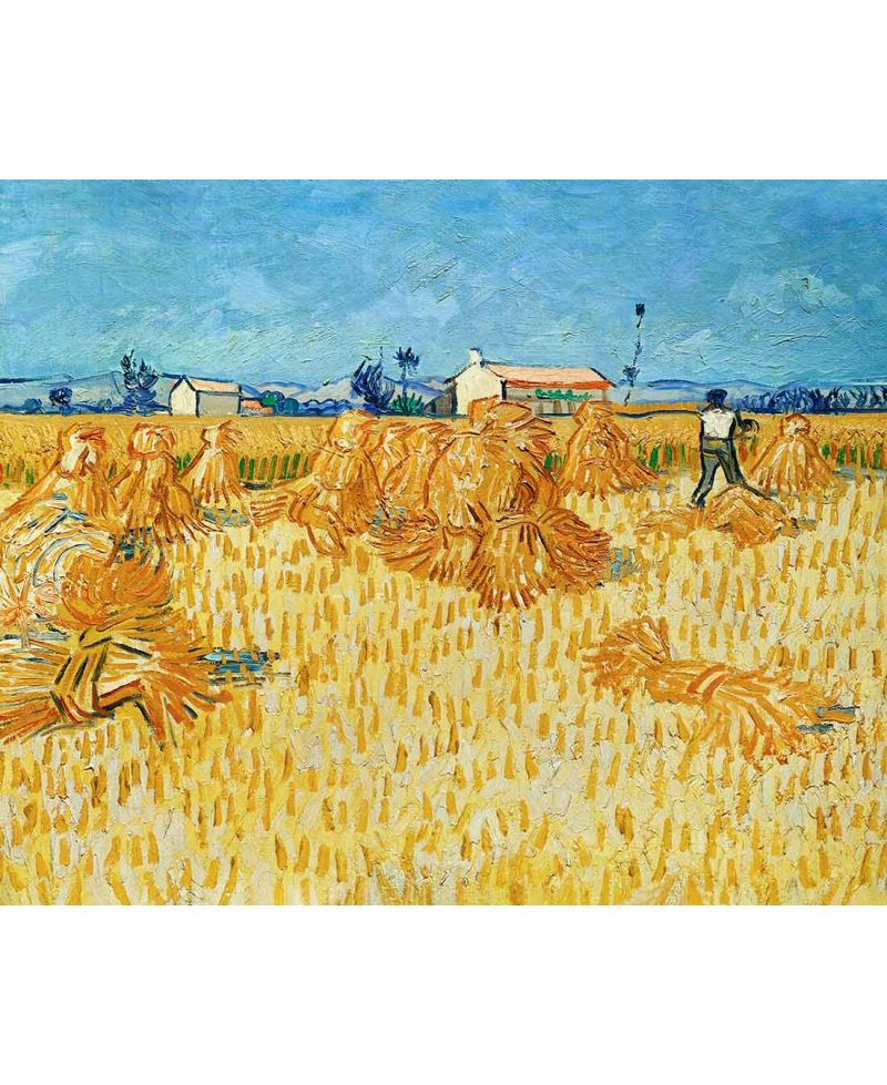 Lámina Artística Las Gavillas de Trigo (Vincent van Gogh)