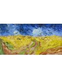 Lámina Artística Trigal con Cuervos (Vincent van Gogh)