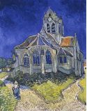 Lámina Artística La Iglesia de Auvers (Vincent van Gogh)
