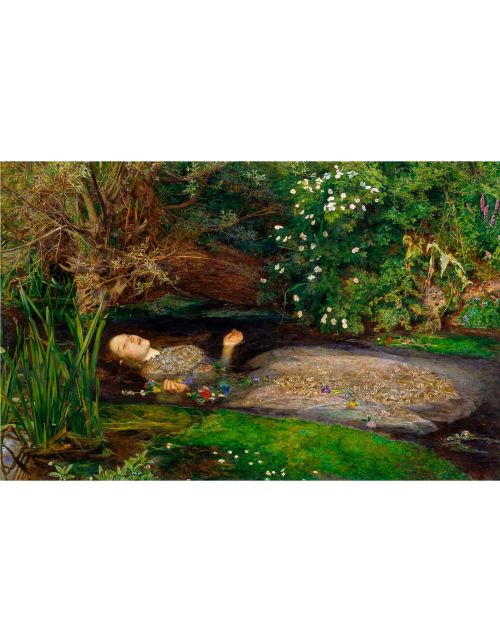 Cuadro en Lienzo Ofelia (John Everett Millais) | Con Bastidor
