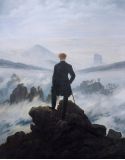 Lámina Artística de Alta Calidad Caminante sobre el Mar de Nubes (Caspar David Friedrich)
