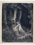 Lámina Artística de Alta Calidad Dante en la Selva Oscura - Infierno Canto 01 (Gustave Doré)
