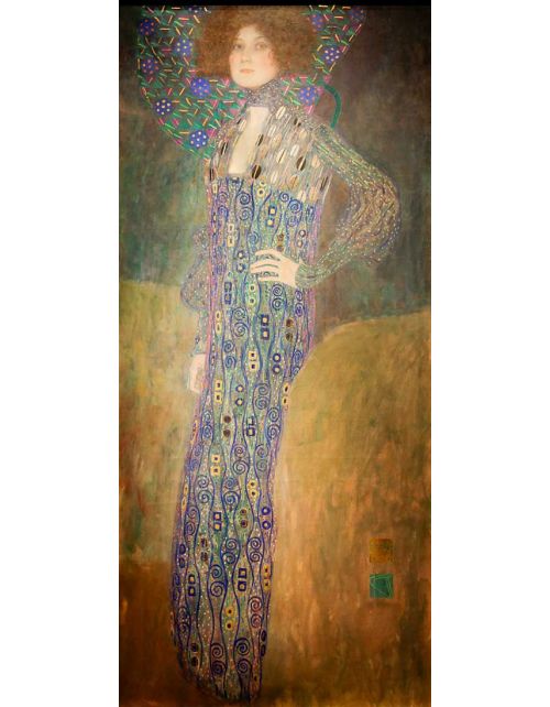 Lámina Artística de Alta Calidad Retrato de Emilie Flöge (Gustav Klimt)