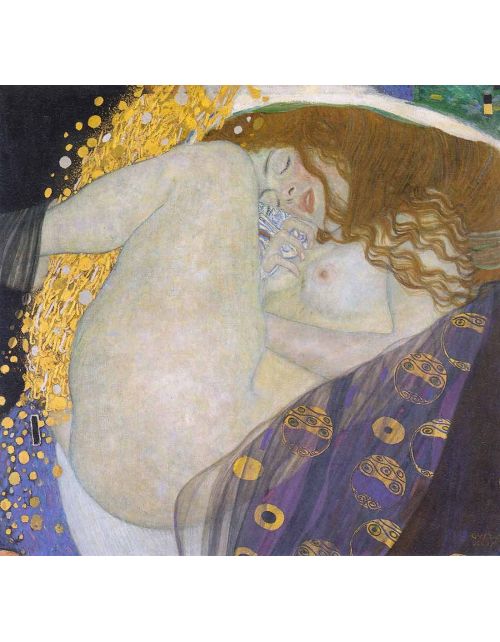 Lámina Artística de Alta Calidad Dánae (Gustav Klimt)