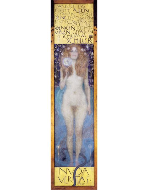 Lámina Artística de Alta Calidad Nuda Veritas (Gustav Klimt)