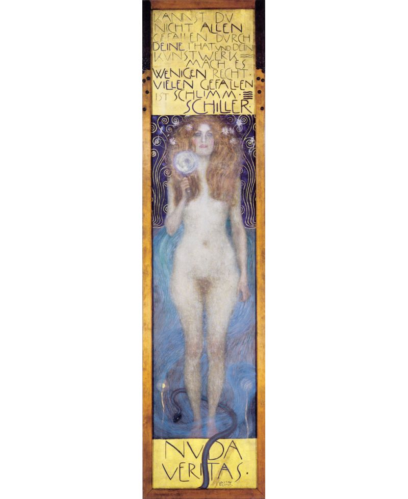 Lámina Artística de Alta Calidad Nuda Veritas (Gustav Klimt)