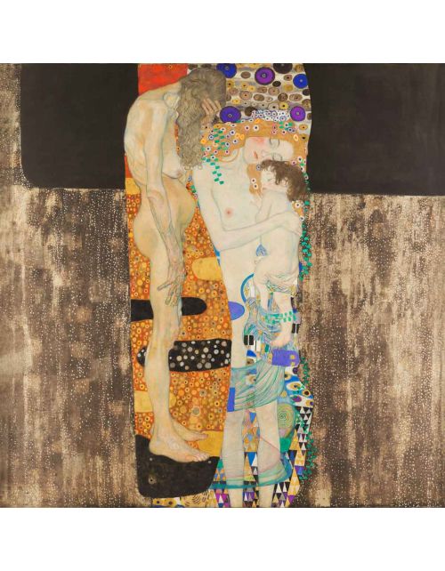 Lámina Artística de Alta Calidad Las Tres Edades de la Mujer (Gustav Klimt)